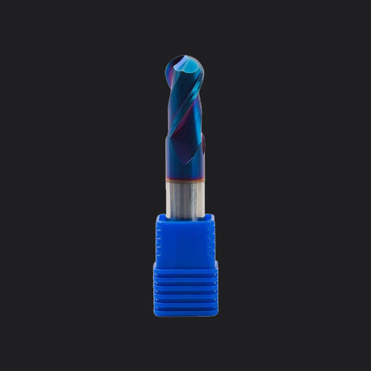 HRC65 Carbide Tungsten 2 Flute Ball Nose End Mill