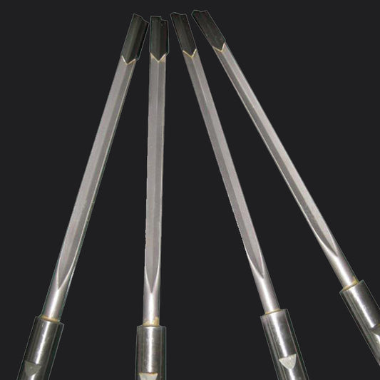 Single Flute Gun Drill With Brazed Tungsten Carbide Tip 2mm-9mm