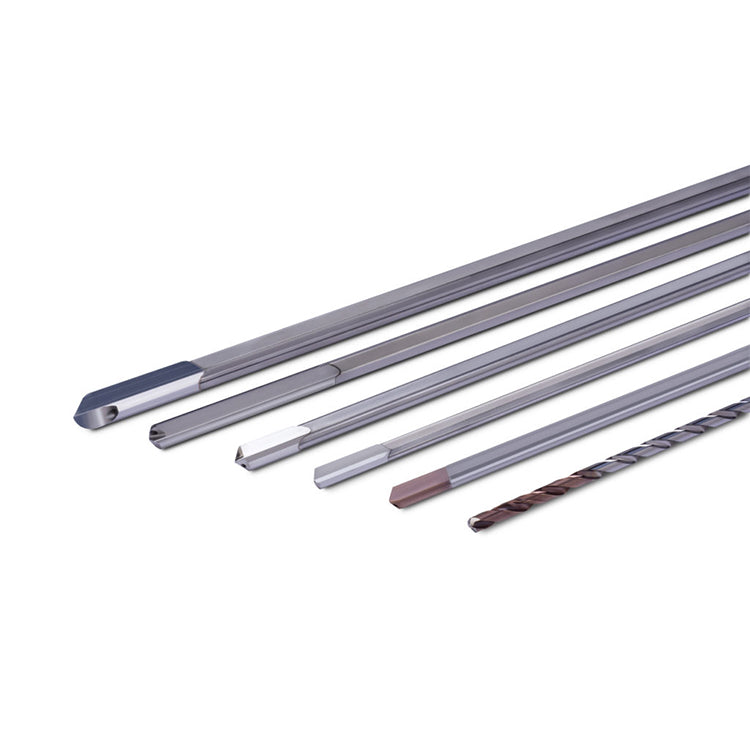 Single Flute Gun Drill With Brazed Tungsten Carbide Tip 2mm-9mm