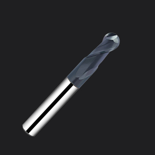 HRC60 Carbide Tungsten 2 Flute Ball Nose End Mill