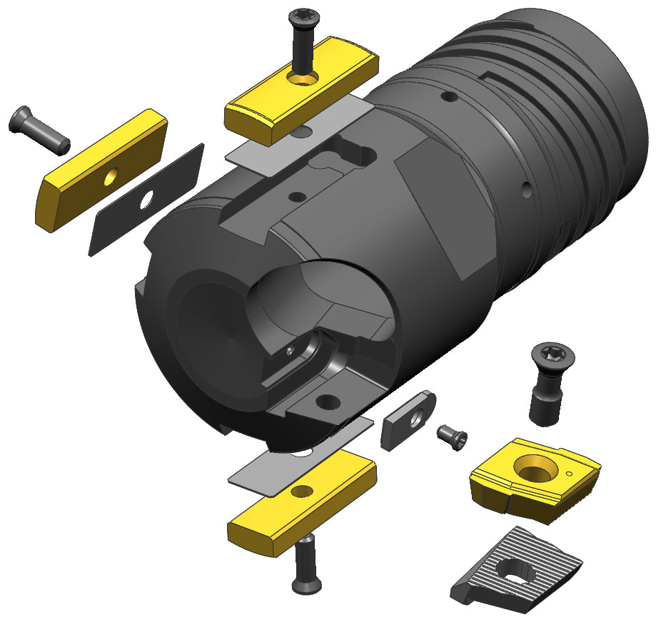 BTA Deep Hole Drill Bit Drill Head For Holemaking Tools