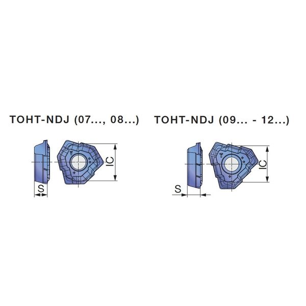 Solid Carbide Indexable Drill Insert For Indexable Deep Hole Drill Bits TOHT LOGT